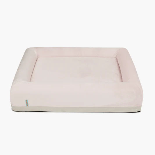 Premium Orthopedic Memory Foam Dog Bed - Pink (Medium)