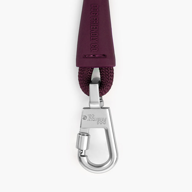 Rope Dog Leash - Burgundy