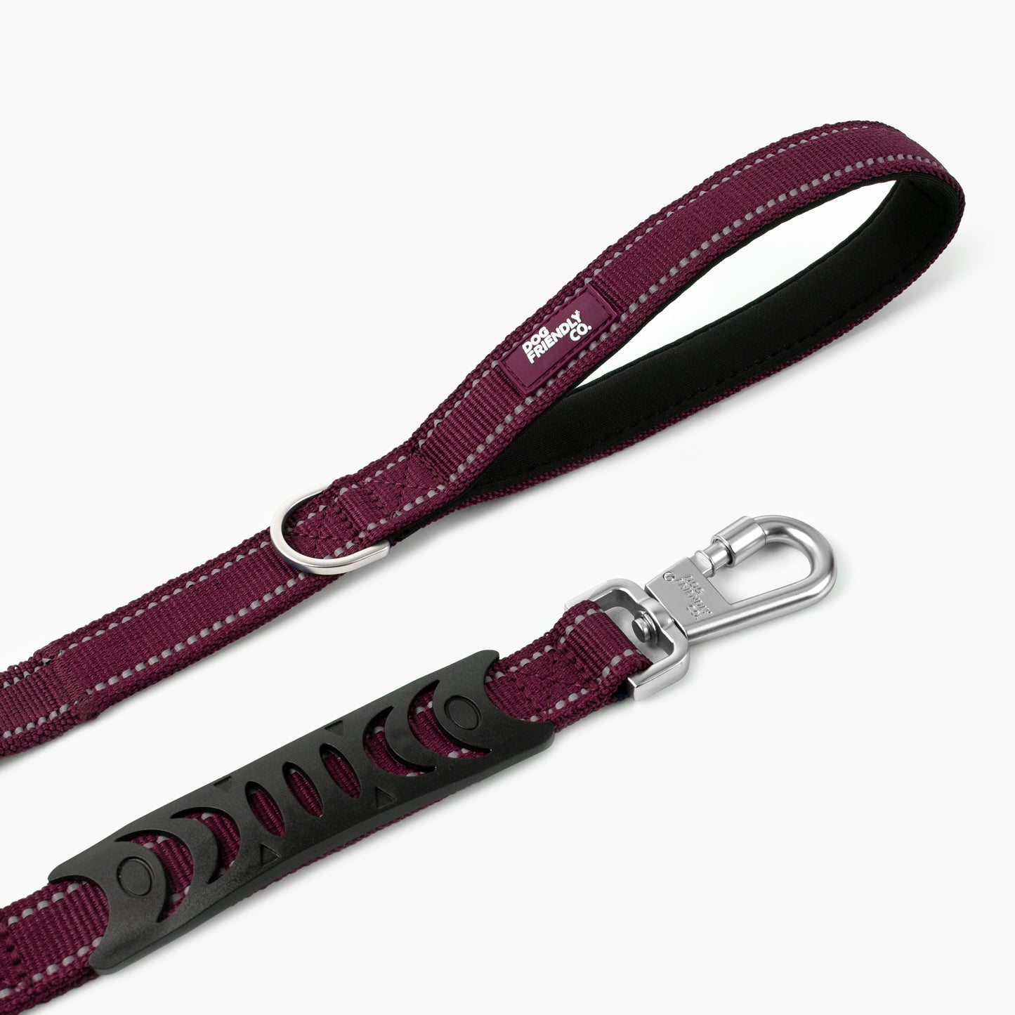 Bungee Dog Leash - Burgundy