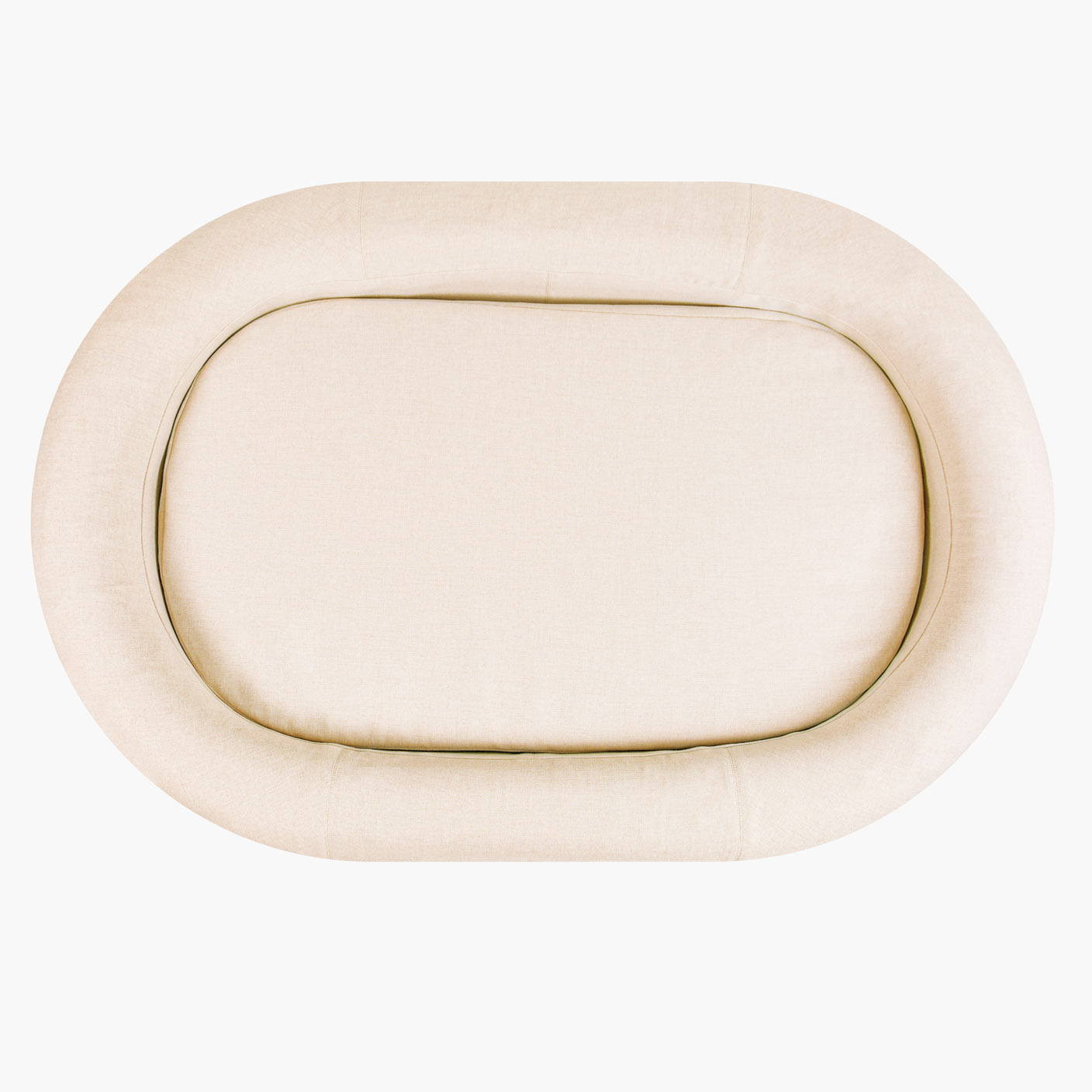 Chill Pill Memory Foam Dog Bed - Beige (Large)