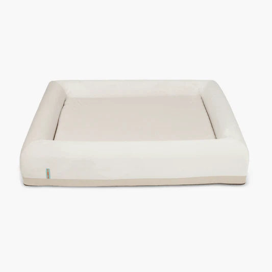 Orthopedic Memory Foam Dog Bed - Beige (Medium)