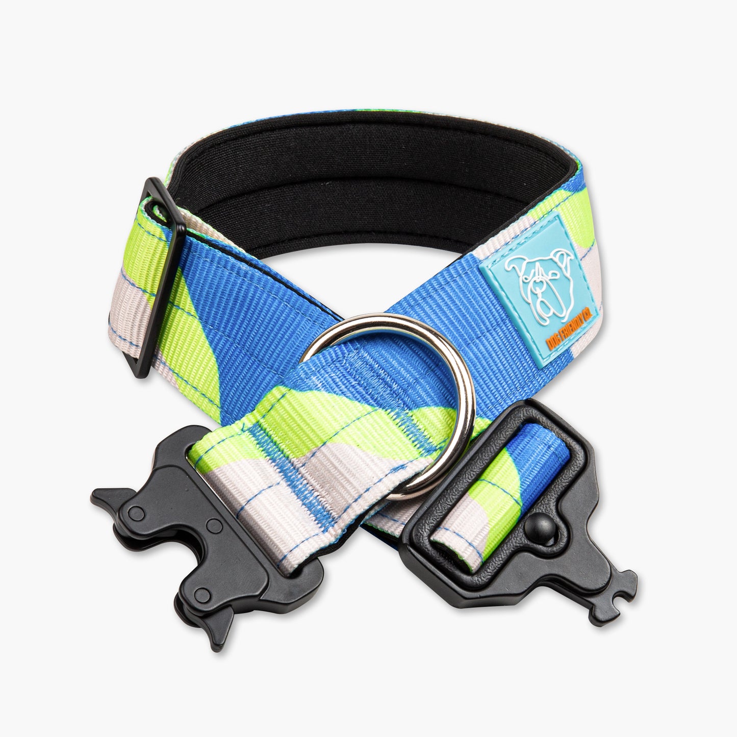 Tactical Dog Collar - Walk#001 Blue