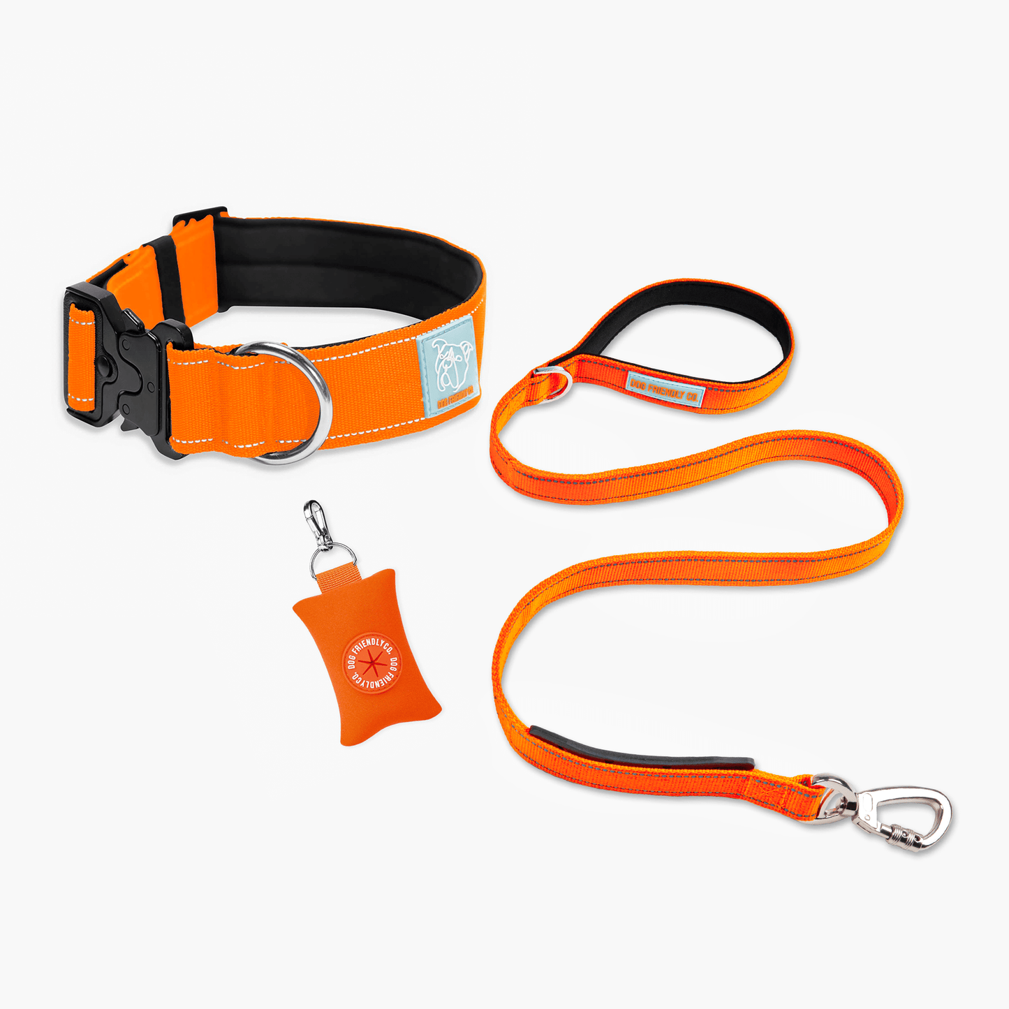 Collar Walk Set - Hi-Vis Orange