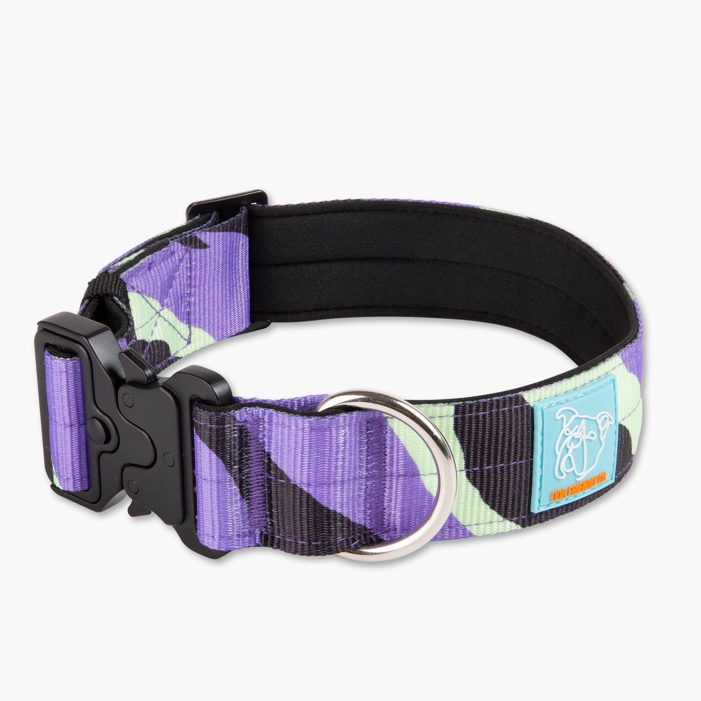 Tactical Dog Collar - Walk#001 Purple