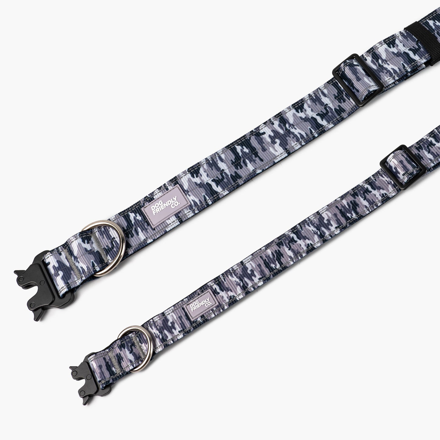 Tactical Dog Collar - Grey Camo