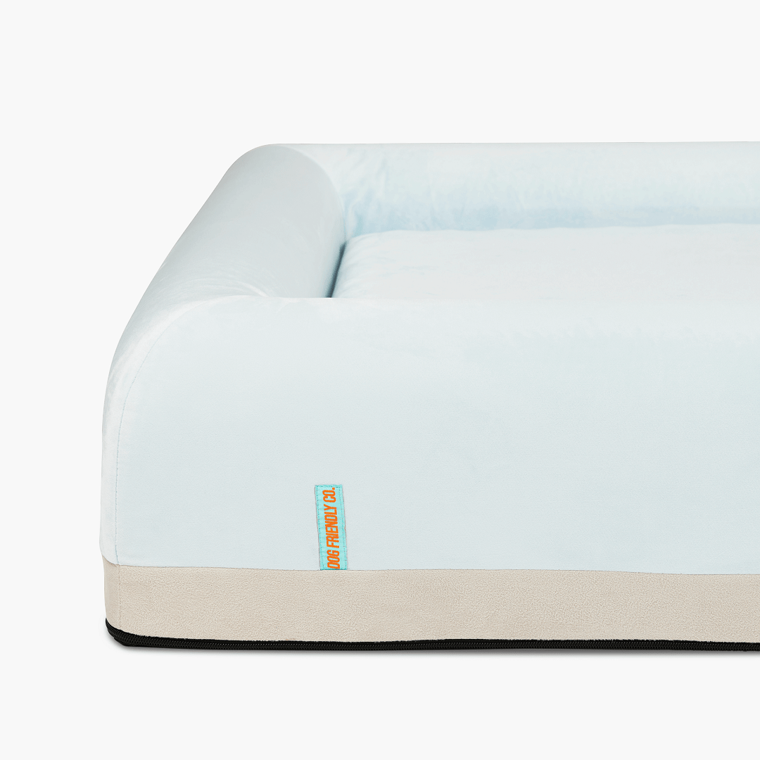 Orthopedic Memory Foam Dog Bed - Sky Blue (Large)